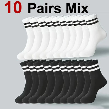 Crew Sports Socks Breathable Sweat Absorbing Athletic Socks
