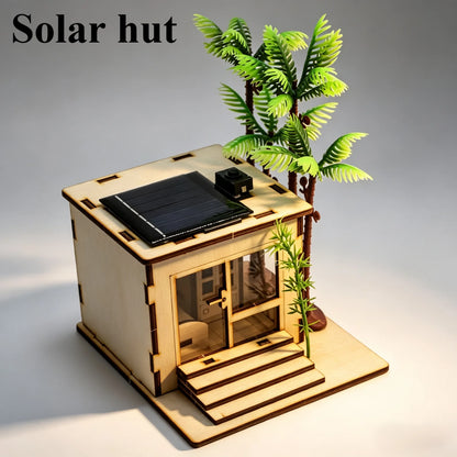 Solar Car STEM Kit – DIY Wooden Educational Model