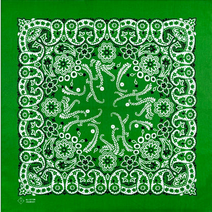 Oversized Paisley Bandana 70cm Cotton Hip Hop Head Scarf
