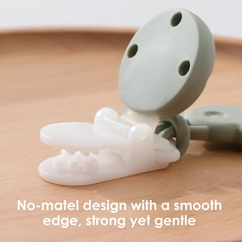 Silicone Pacifier Clip BPA Free Baby Pacifier Holder