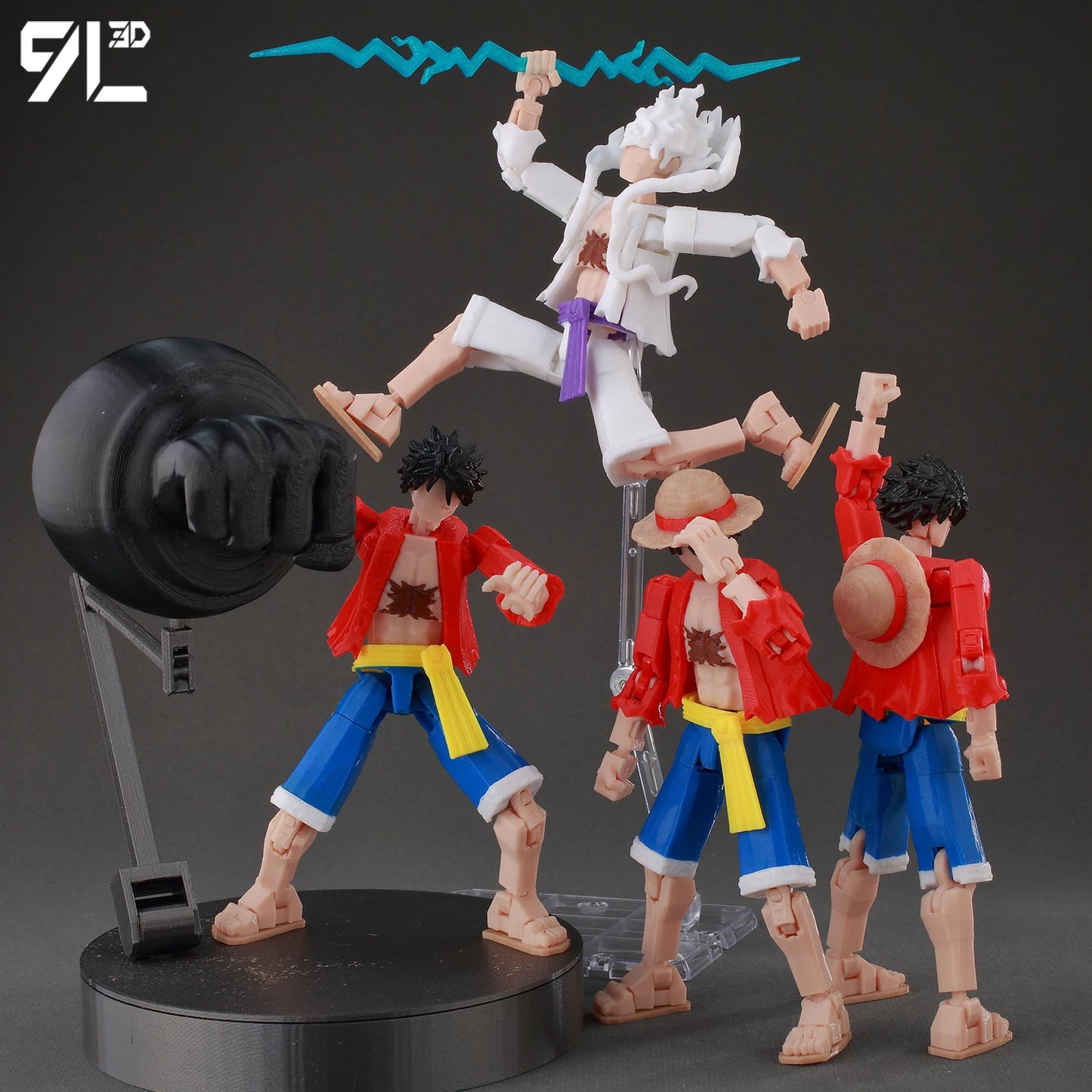 Poseable Anime Figure 3D Multi-Jointed Action Model Toy