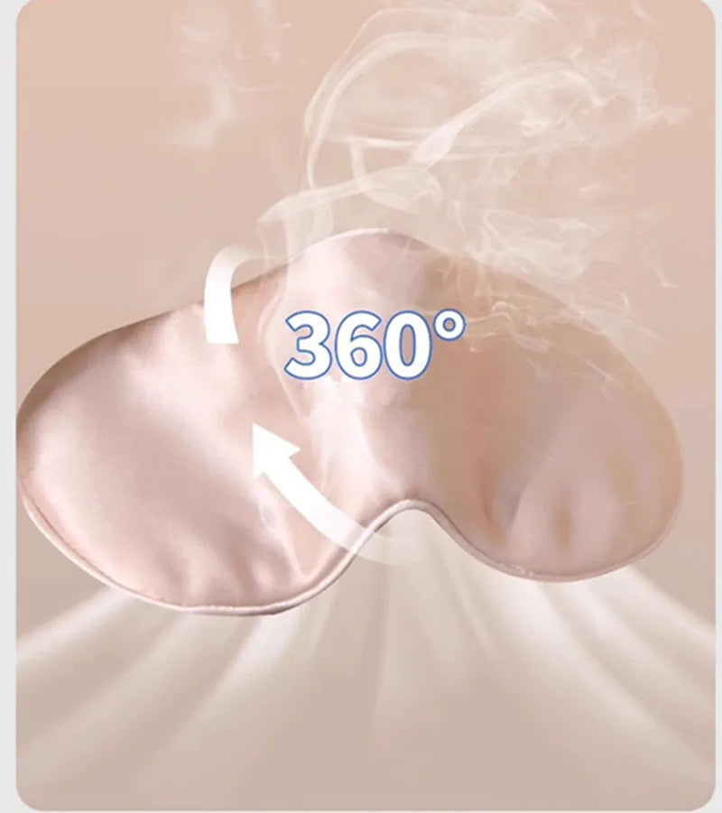 Silk Sleep Eye Mask Double-Sided Light Blocking Mask