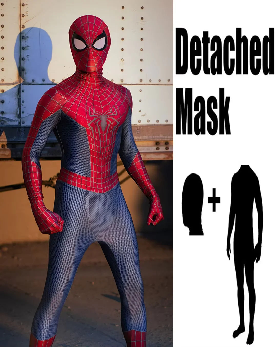 Superhero Cosplay Bodysuit Full Body Halloween Costume for Adults