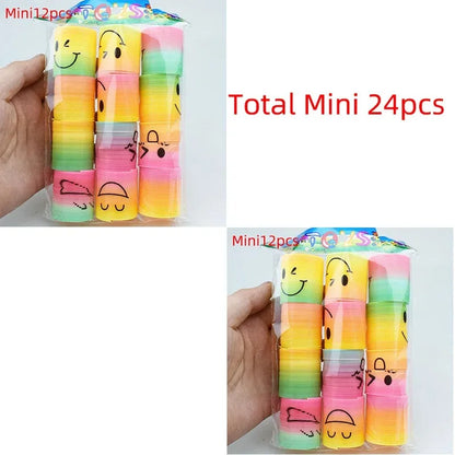 24PCS Rainbow Magic Springs Toy Party Favors Pinata Fillers