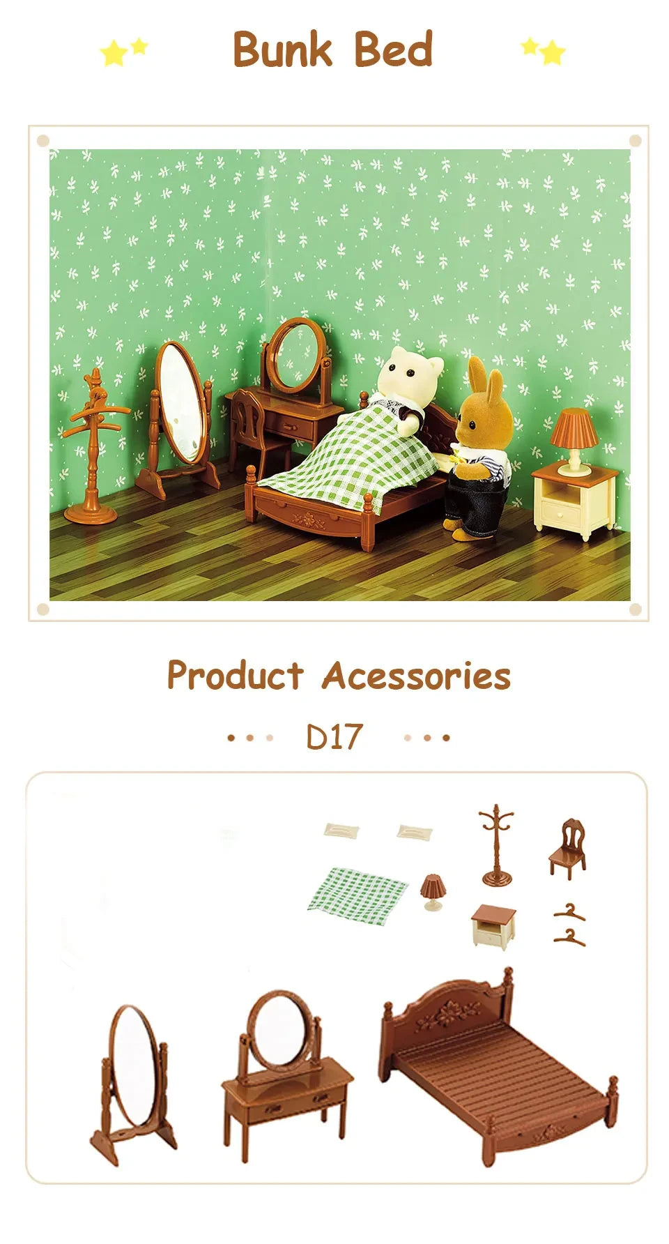 Miniature Dollhouse Furniture 1:12 Pretend Play Accessories