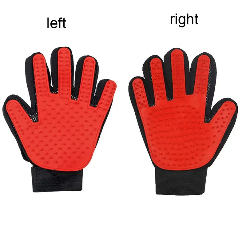 Pet Grooming Glove for Dogs & Cats | Silicone Deshedding Brush