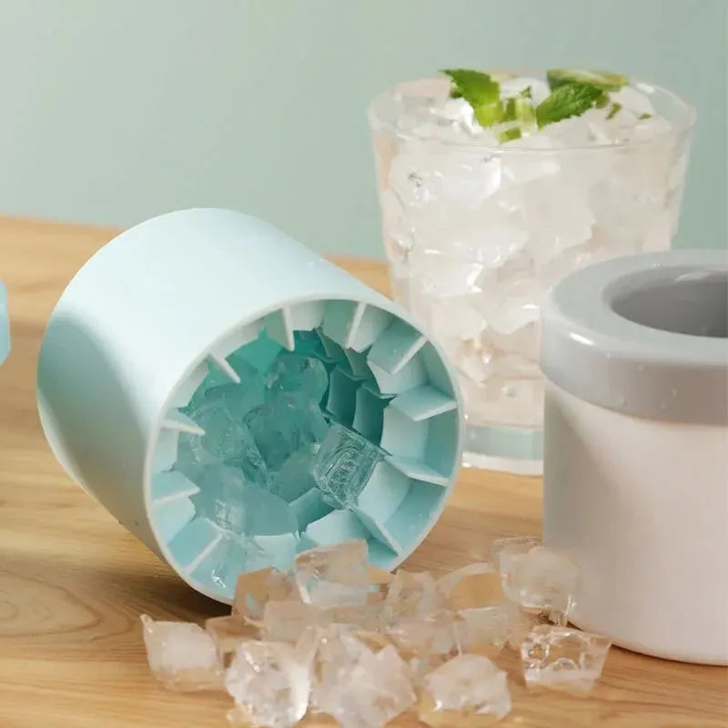 Silicone Ice Cube Mold Round DIY Ice Maker Cup