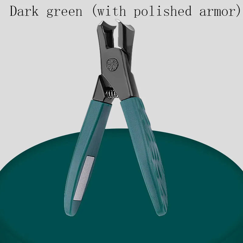 Anti Splash Nail Clippers for Thick Nails Stainless Steel