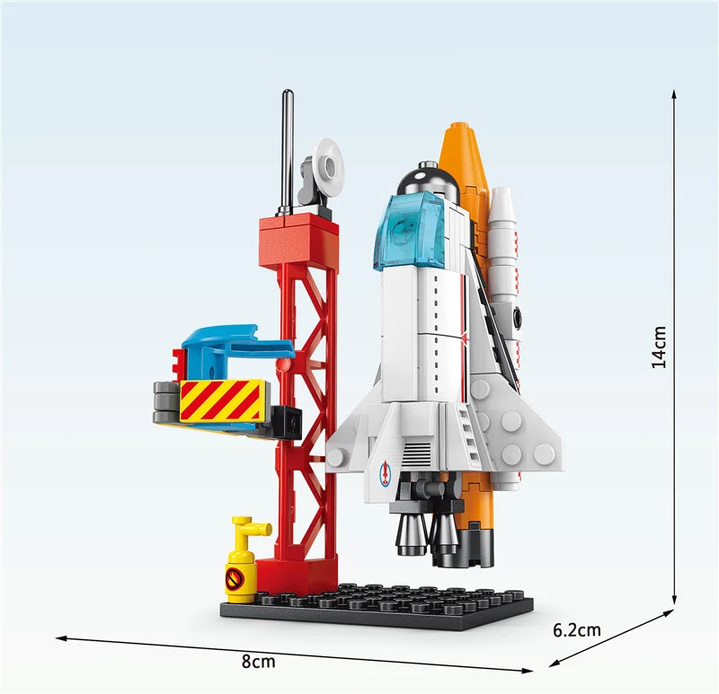 A hands-on building activity for creative play, assembling practice, and space-themed fun.