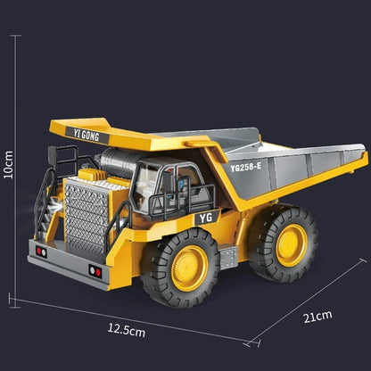 4WD RC Excavator Dump Truck Bulldozer 1:20 Remote Control Toy