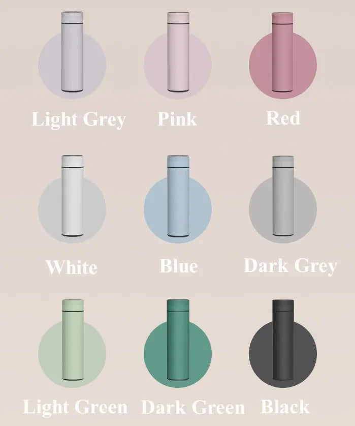 500ML Temperature Display Thermos Cup – Insulated Stainless Steel Bottle