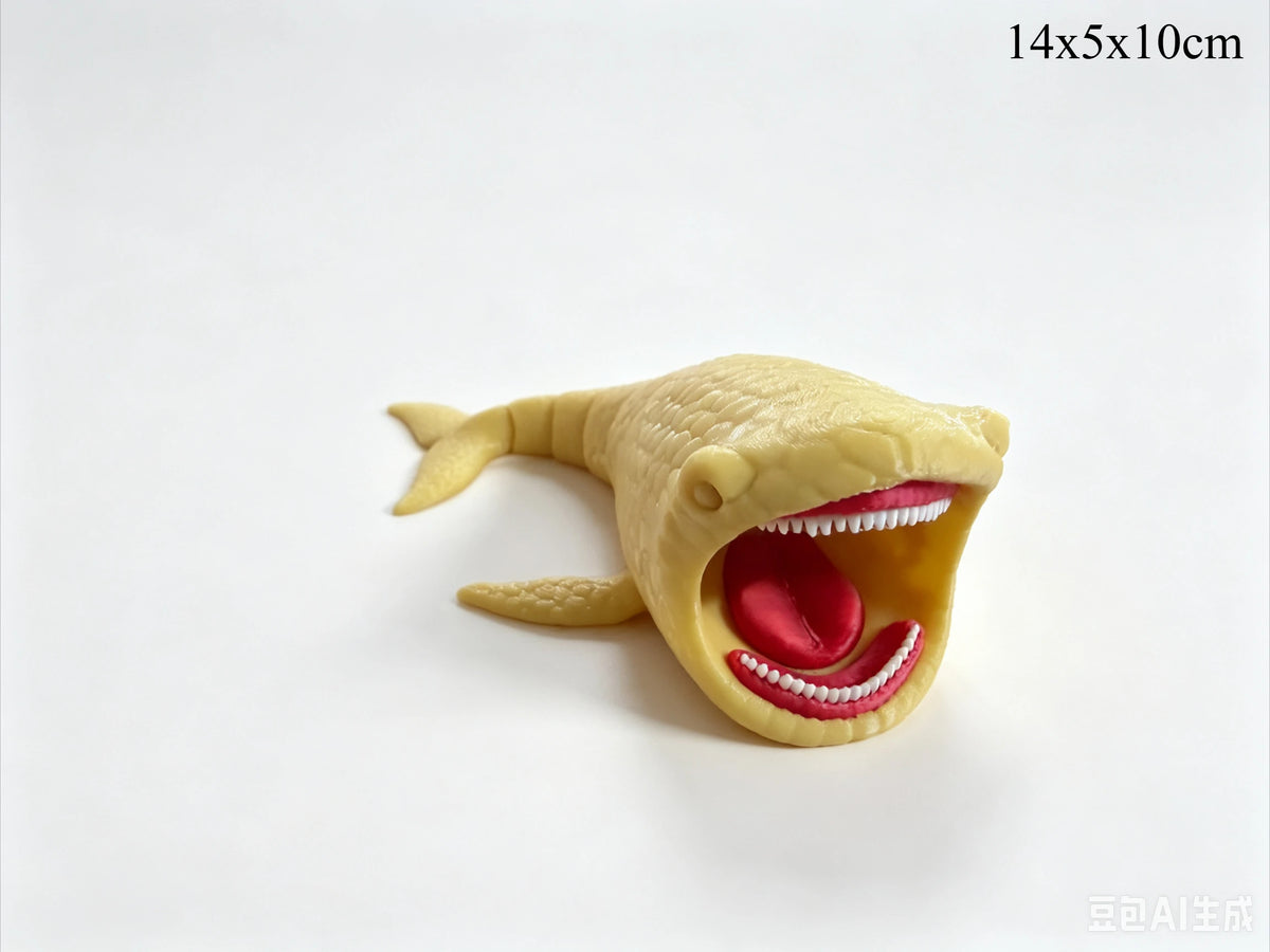 Deep Sea Monster Figure 3D Printed Movable Action Toy
