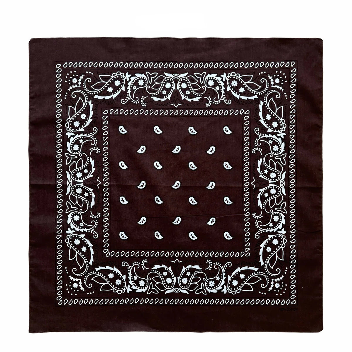 Oversized Paisley Bandana 70cm Cotton Hip Hop Head Scarf
