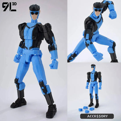 Invincible Boy Action Figure 14cm 3D Printed Multi Jointed Model
