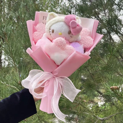 Cartoon Plush Flower Bouquet Graduation & Valentine's Gift