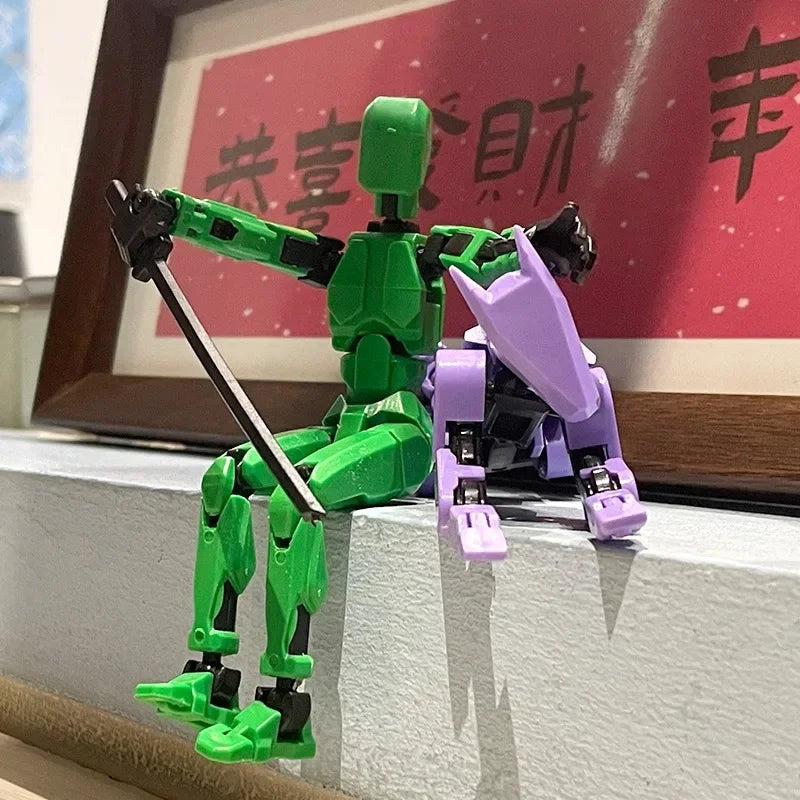 13-Joint Movable Robot Action Figure 3D Printed DIY Toy