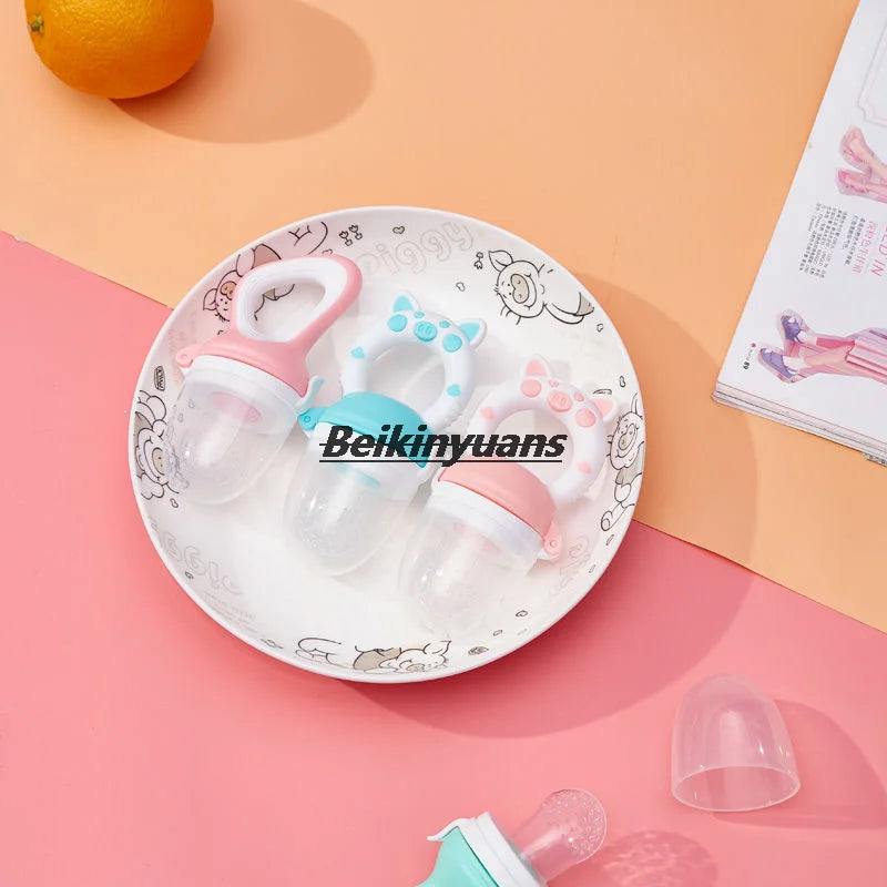 Baby Fruit Feeder Pacifier Silicone Teething Feeder