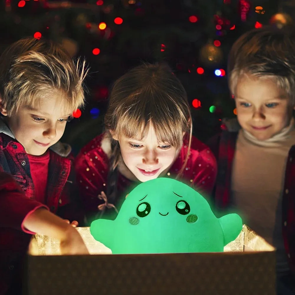 Glow in the Dark Ghost Plush Soft Halloween Plush Toy