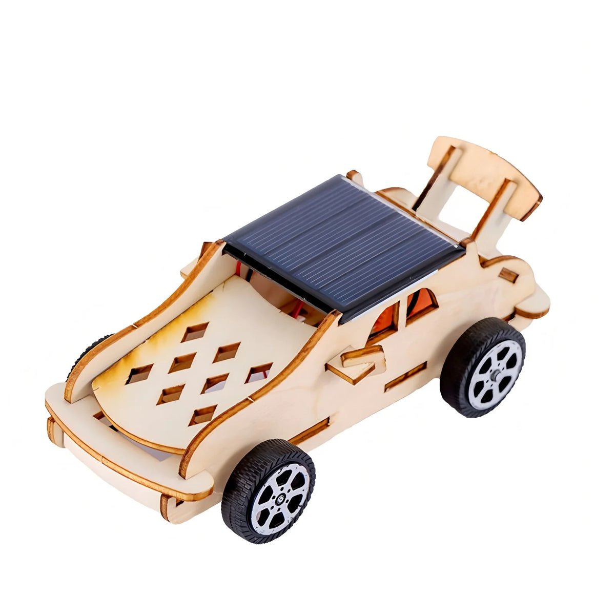 Solar Car STEM Kit – DIY Wooden Educational Model