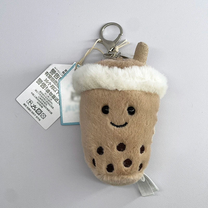 Cute Plush Keychain Soft Animal Bag Charm Pendant