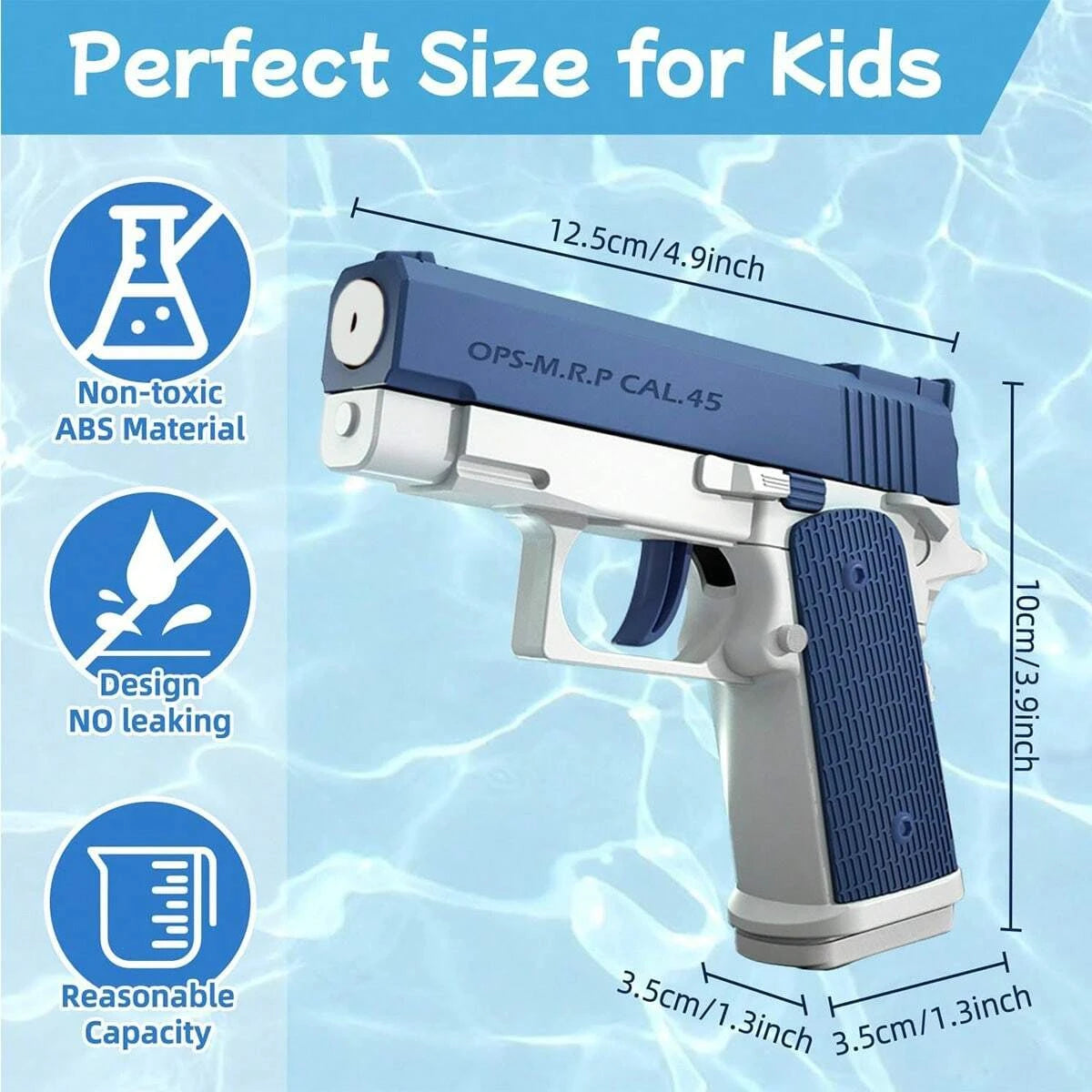 A fun, battery-free water toy for summer games, pool parties, and outdoor play.