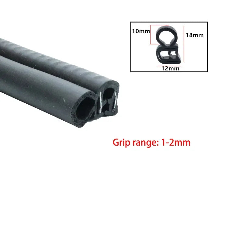 Car Door Edge Guard Rubber Sealing Strip – U-Type EPDM Trim