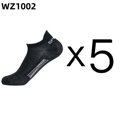 Men's Ankle Socks Breathable Cotton Sports Socks 5 Pairs