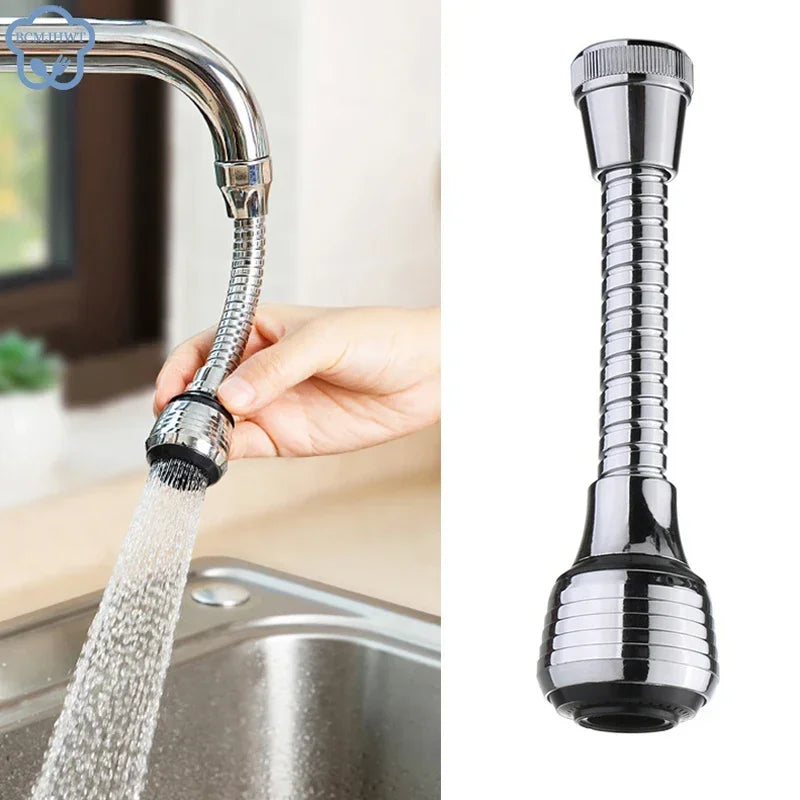360° Rotatable Faucet Extender – 2-Mode Water Saving Aerator
