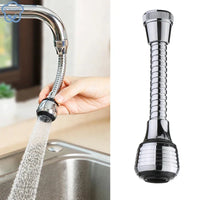 360° Rotatable Faucet Extender – 2-Mode Water Saving Aerator