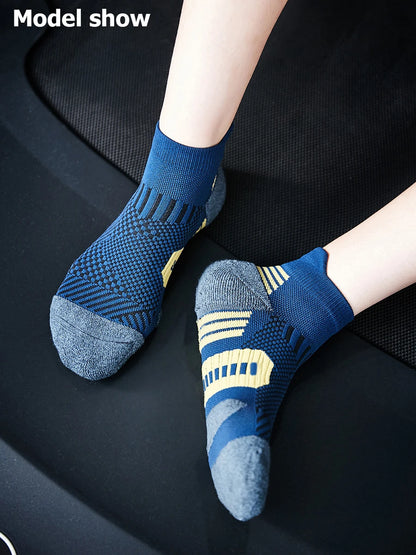 Non Slip Running Socks 3 Pair Fitness Sports Socks