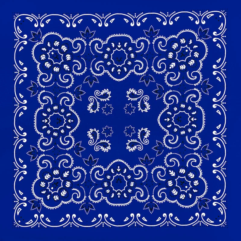 Oversized Paisley Bandana 70cm Cotton Hip Hop Head Scarf