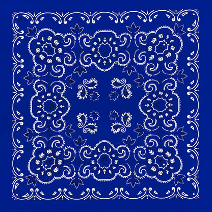Oversized Paisley Bandana 70cm Cotton Hip Hop Head Scarf