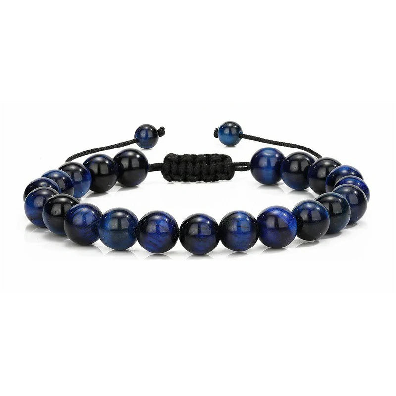 Tiger Eye Bracelet – Handmade Lava Rock Beaded Bracelet