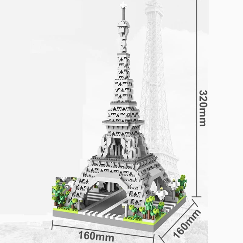 A compact architecture model for creative building, display, and hands-on assembly.