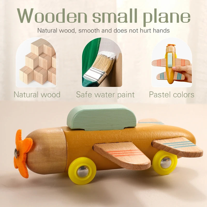 Wooden Montessori Train Toy for Kids