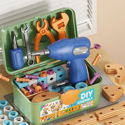Nut and Bolt Puzzle Toy DIY Screw Assembly Educational Tool Set