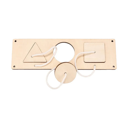 Montessori Busy Board – Wooden Sensory Learning Toy for Kids