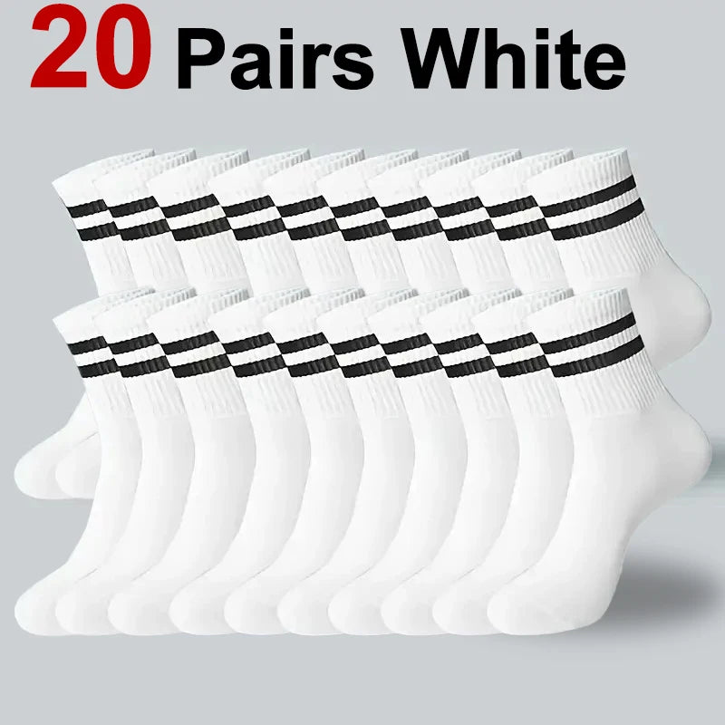 Crew Sports Socks Breathable Sweat Absorbing Athletic Socks