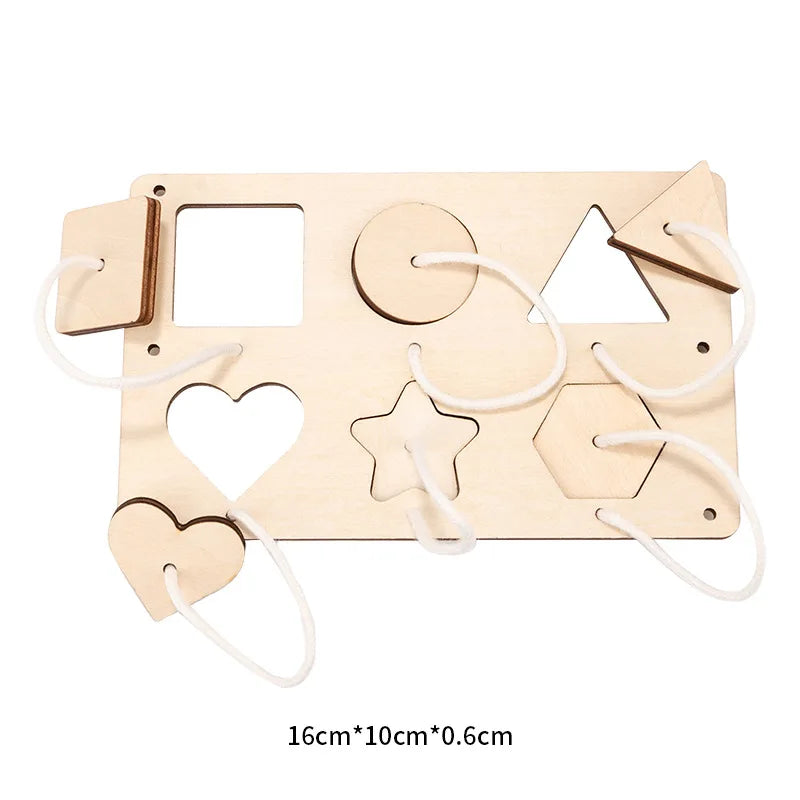 Montessori Busy Board, Toddler Learning Toy