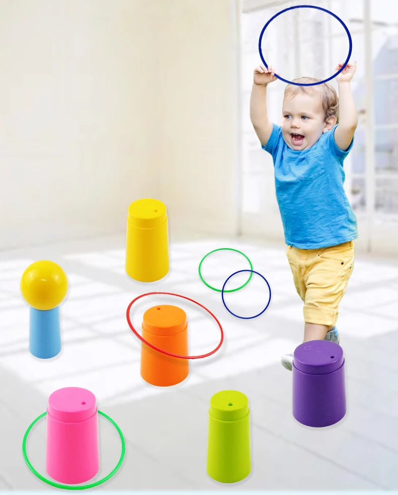 A fun two-in-one activity for indoor play, outdoor games, and family interaction.