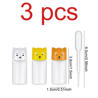 Mini Condiment Squeeze Bottles – Portable Sauce Containers for Lunch Boxes