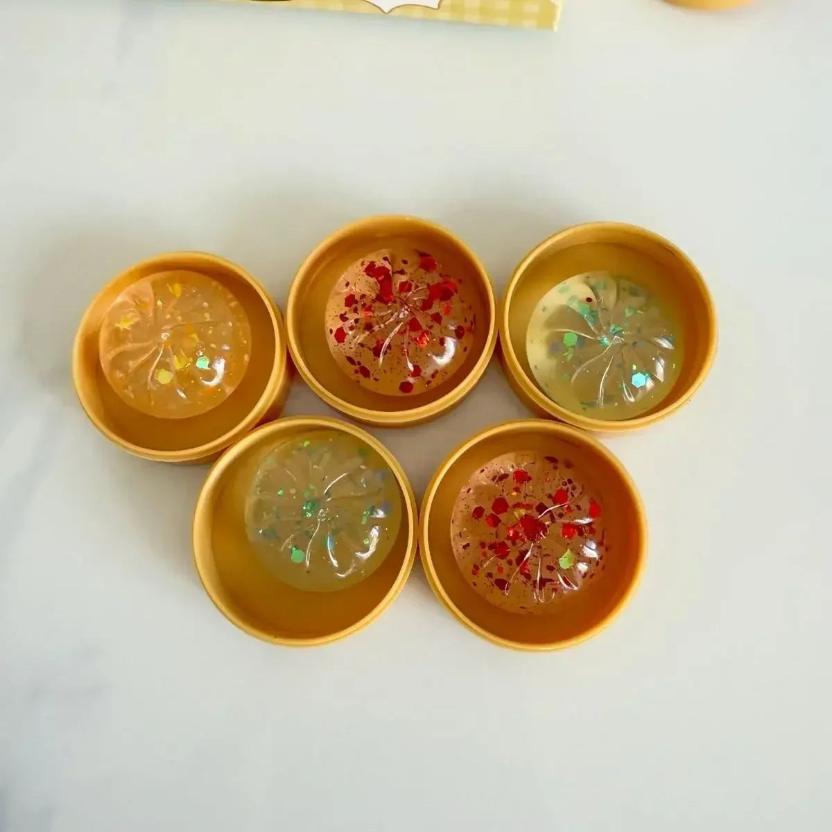 Dumpling Squishy Set – Mini Steamed Bun Stress Relief Fidget Toys