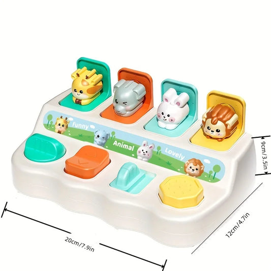 Montessori Pop Up Animal Toy – Learning Box