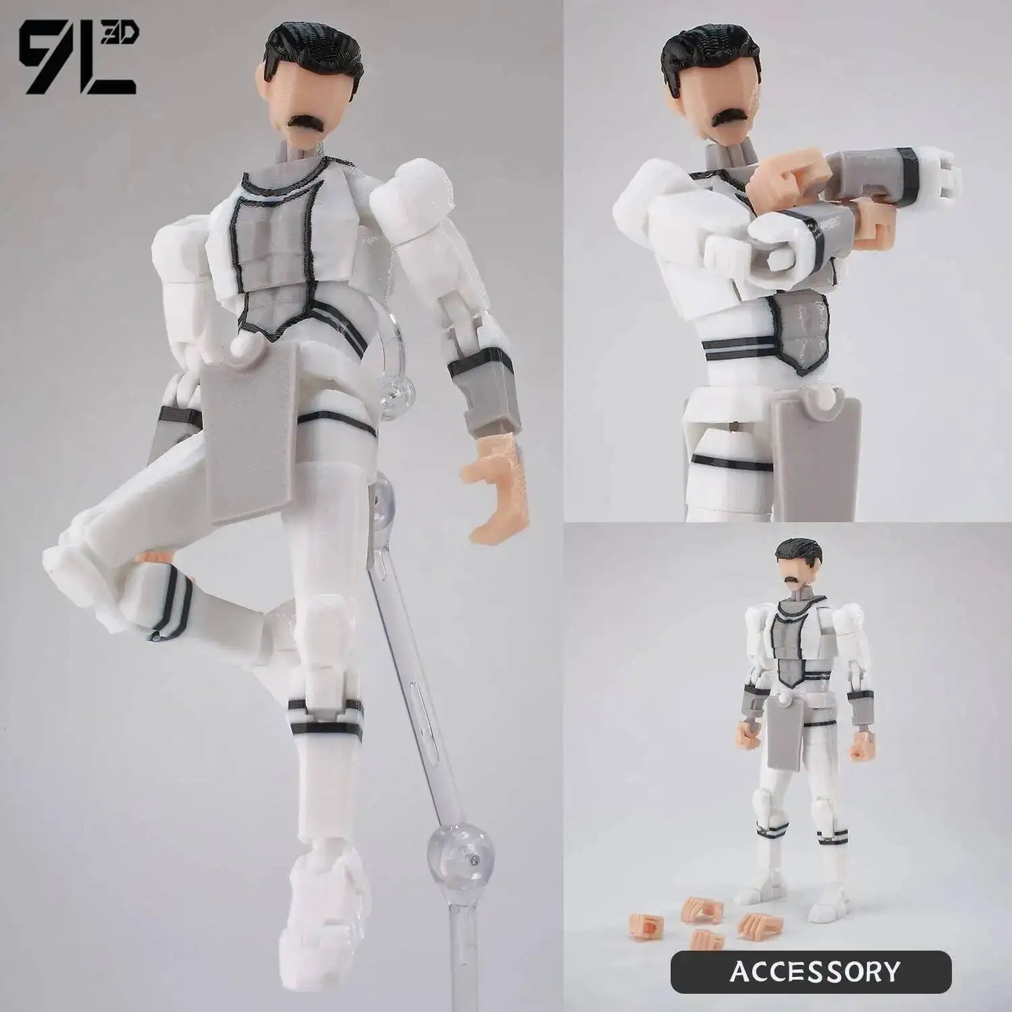 13cm Articulated Action Figure 3D Printed Collectible Model Toy