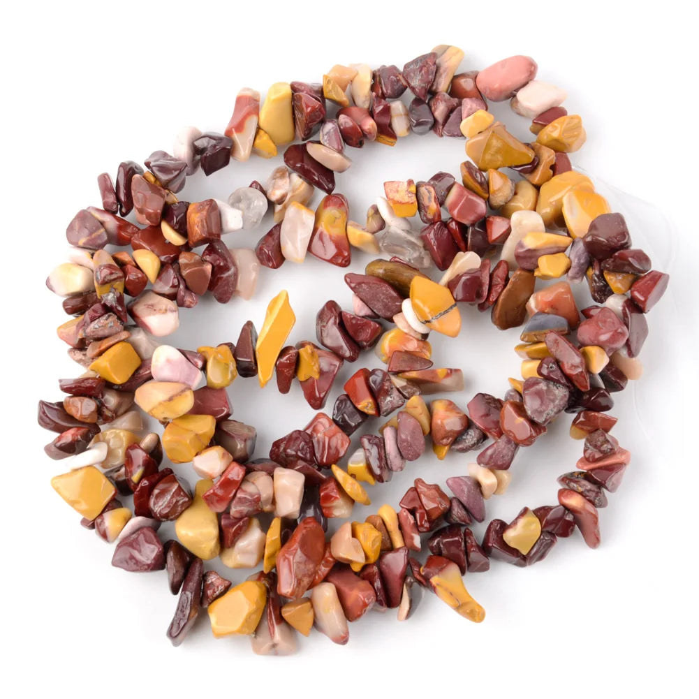 Natural Stone Chip Beads Irregular Gemstone Beads 15 Inch Strand