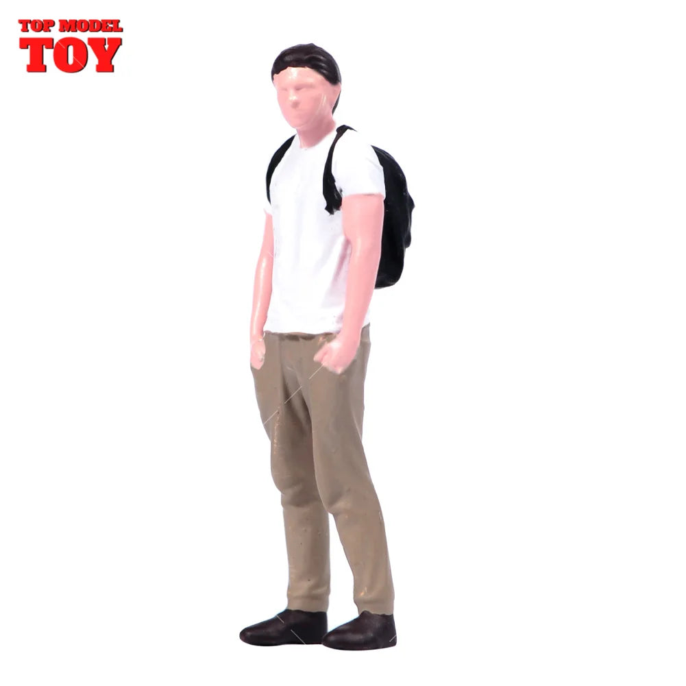 1/64 Miniature Figures Model Car Accessories Scene People Set