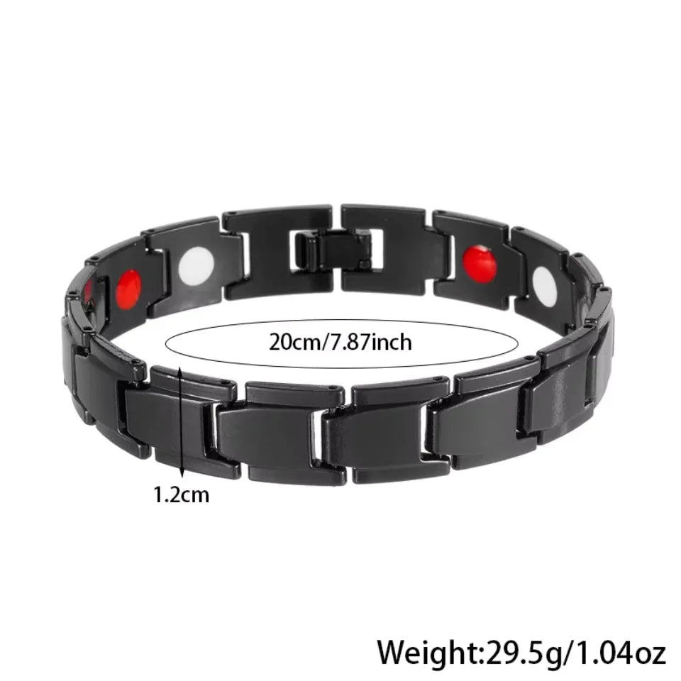 Stainless Steel Bangle Bracelet – Elastic Italian Charm Style