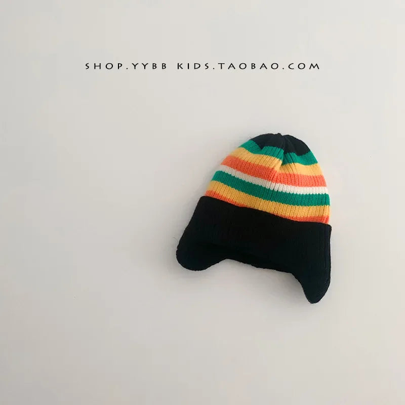 Baby Bear Ear Winter Hat – Warm Knitted Baby Beanie