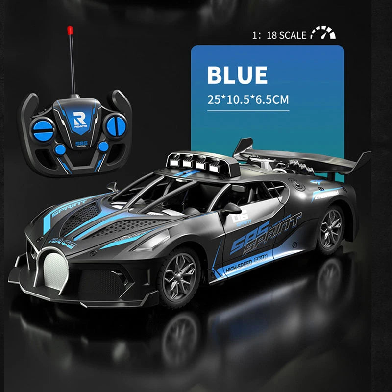 1/18 Rc Car Remote Control Cars High Speed Drift Sport Vehicle Sports Racing Car Toy Model Children Toys for Boys Birthday Gifts