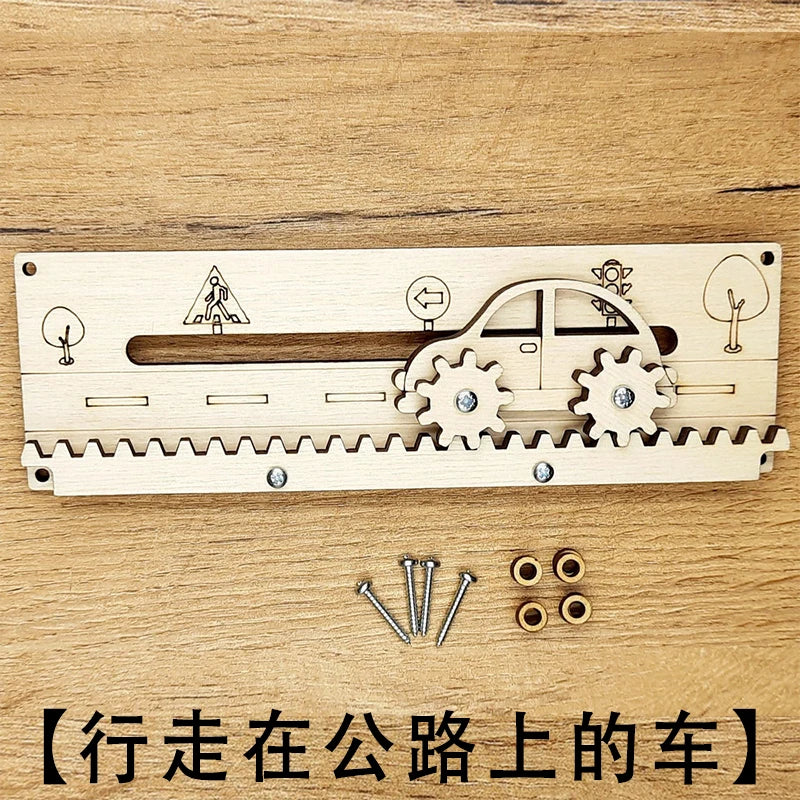 Montessori Busy Board – Wooden Sensory Learning Toy for Kids